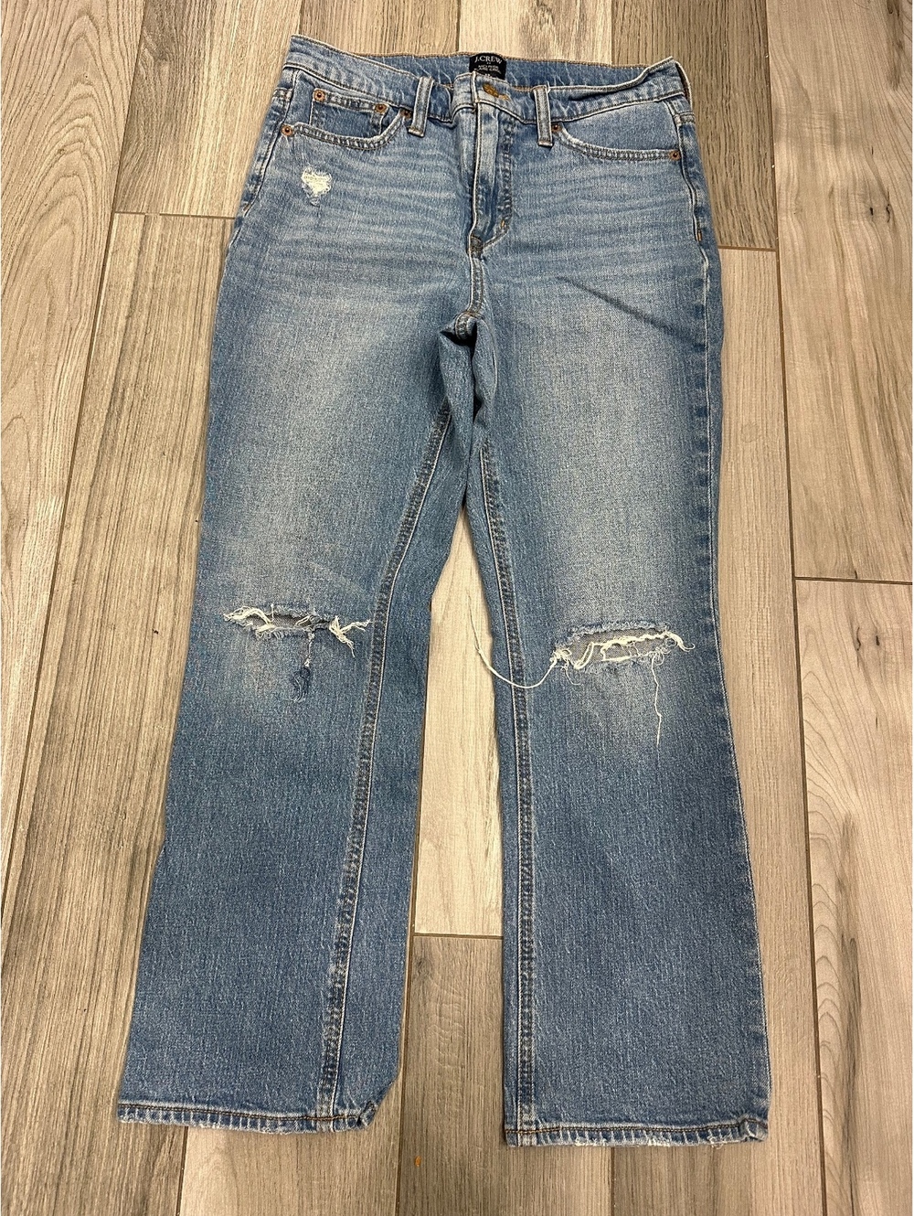 J.Crew Mid-Rise Flare Crop Jeans Size 28